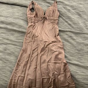 LAVENDER SILK DRESS